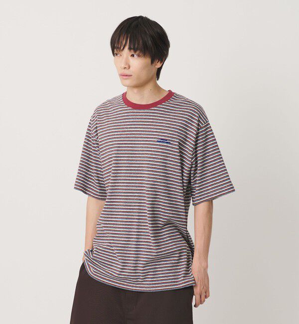 NICE WEATHER「＜NICE WEATHER＞マルチボーダー Tシャツ」|Tシャツ・カットソー|