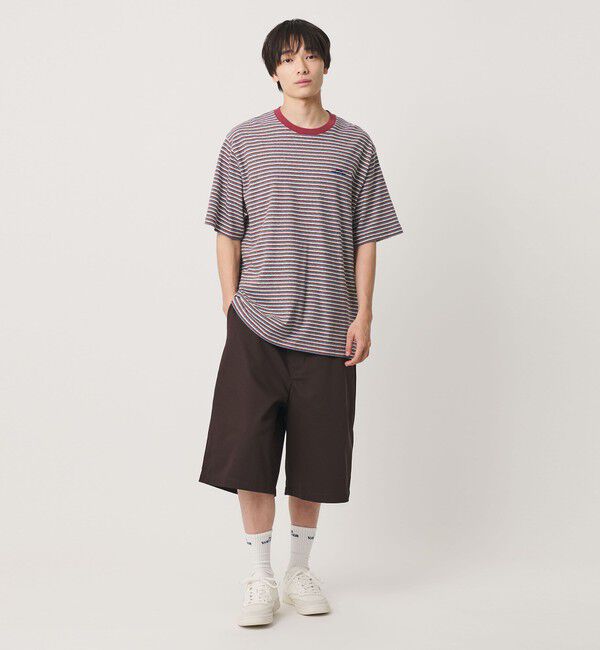 NICE WEATHER「＜NICE WEATHER＞マルチボーダー Tシャツ」|Tシャツ・カットソー|