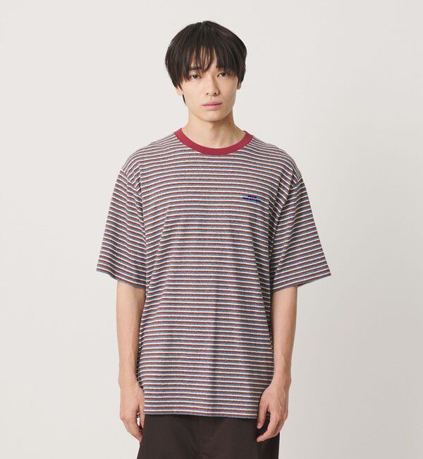 NICE WEATHER「＜NICE WEATHER＞マルチボーダー Tシャツ」|Tシャツ・カットソー|