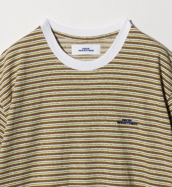 NICE WEATHER「＜NICE WEATHER＞マルチボーダー Tシャツ」|Tシャツ・カットソー|