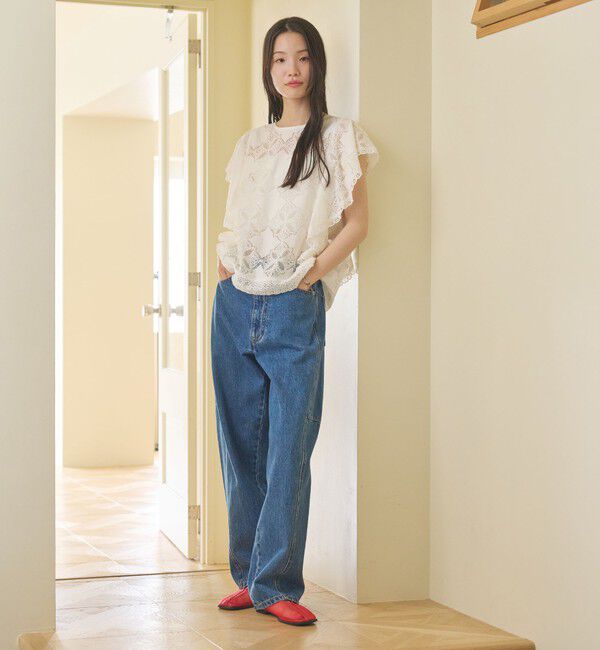 BEAUTY&YOUTH UNITED ARROWS「【WEB限定 Wardrobe DAILY MINIMAL】レース 2WAYブラウス ウォッシャブル」|シャツ・ブラウス|
