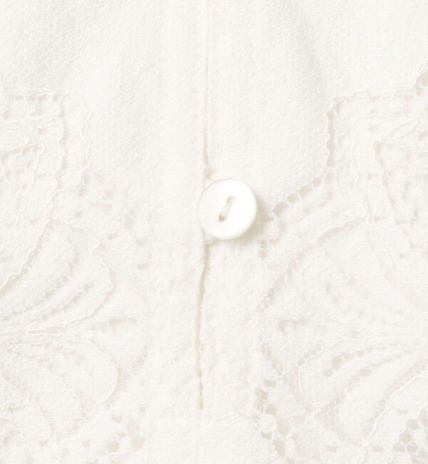 BEAUTY&YOUTH UNITED ARROWS「【WEB限定 Wardrobe DAILY MINIMAL】レース 2WAYブラウス ウォッシャブル」|シャツ・ブラウス|