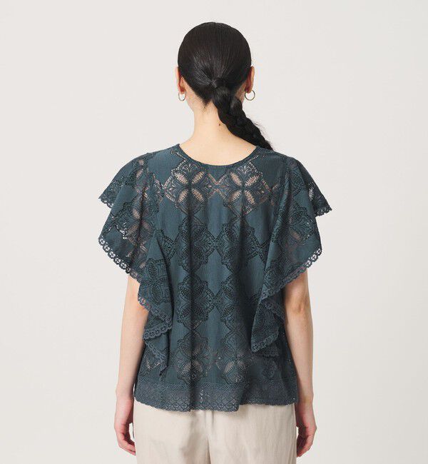 BEAUTY&YOUTH UNITED ARROWS「【WEB限定 Wardrobe DAILY MINIMAL】レース 2WAYブラウス ウォッシャブル」|シャツ・ブラウス|