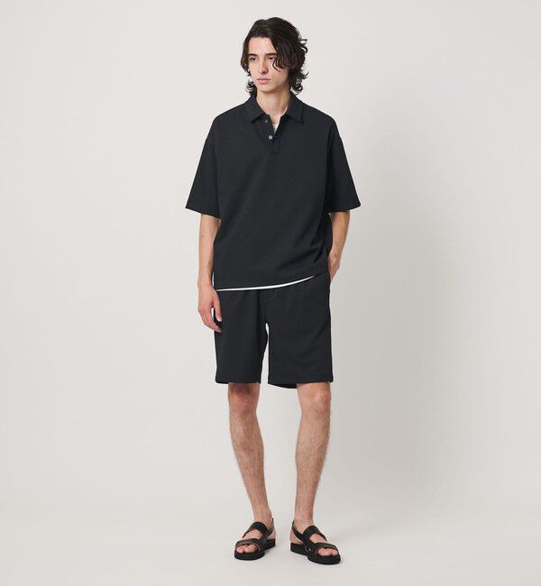 BEAUTY&YOUTH UNITED ARROWS「Air Dobby ワイドテーパード ポロシャツ ヨコストレッチ 吸水速乾 ウォッシャブル」|Tシャツ・カットソー|