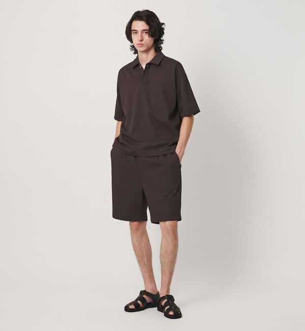 BEAUTY&YOUTH UNITED ARROWS「Air Dobby ワイドテーパード ポロシャツ ヨコストレッチ 吸水速乾 ウォッシャブル」|Tシャツ・カットソー|