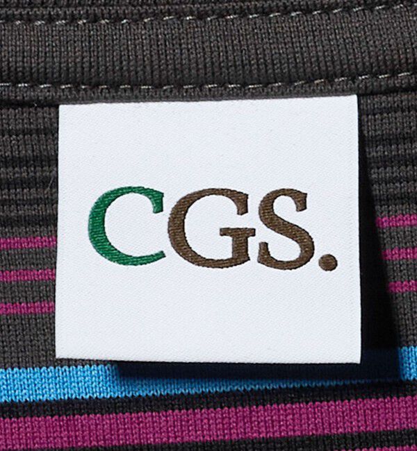 California General Store「＜CGS.＞マルチ ボーダー ノースリーブ Tシャツ」|Tシャツ・カットソー|