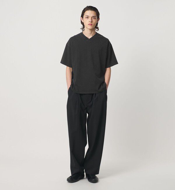 MONKEY TIME「ウォッシュド Vネック Tシャツ」|Tシャツ・カットソー|