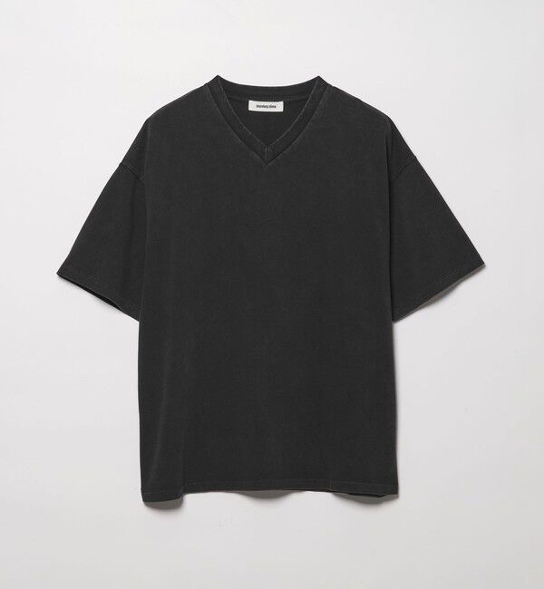 MONKEY TIME「ウォッシュド Vネック Tシャツ」|Tシャツ・カットソー|