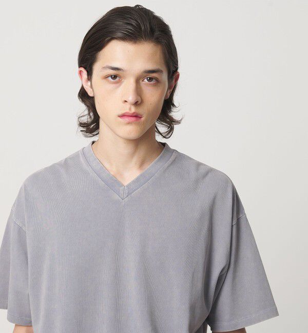 MONKEY TIME「ウォッシュド Vネック Tシャツ」|Tシャツ・カットソー|
