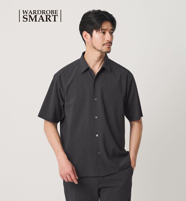 BEAUTY&YOUTH UNITED ARROWS「【WEB限定 WARDROBE SMART】サマーファンクション シャツ【吸水速乾】」|シャツ・ブラウス|DK.GRAY