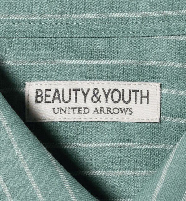 BEAUTY&YOUTH UNITED ARROWS「ライト リネンタッチ ストライプ レギュラーカラー シャツ FORM TAPERD型」|シャツ・ブラウス|