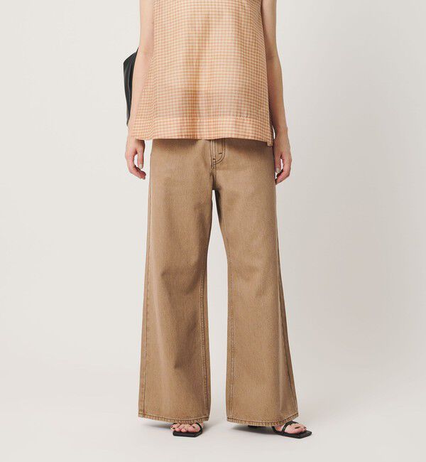 BEAUTY&YOUTH UNITED ARROWS「コットン ワイドフレア デニムパンツ」|デニム|MD.BROWN