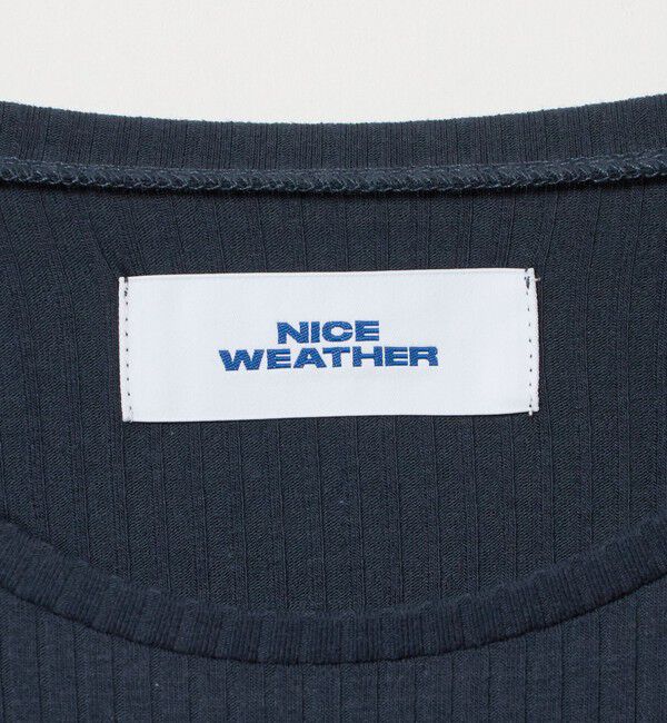 NICE WEATHER「＜NICE WEATHER＞ヘルシーギャザースリーブトップス」|Tシャツ・カットソー|