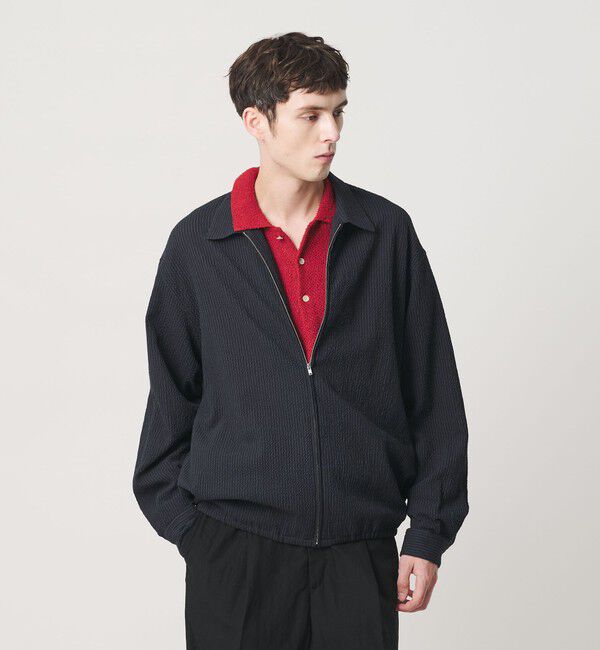 BEAUTY&YOUTH UNITED ARROWS「アーバン サッカー チェック ジップ シャツ」|シャツ・ブラウス|