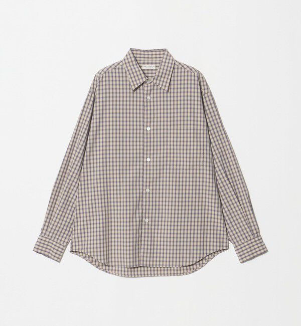 BEAUTY&YOUTH UNITED ARROWS「ピーチスキン チェック レギュラー シャツ FORM型」|シャツ・ブラウス|