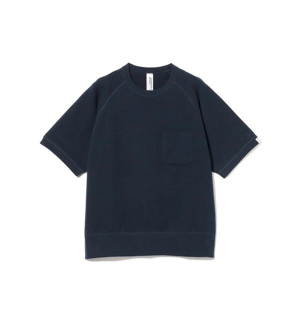 BEAMS PLUS「BEAMS PLUS｜【別注】LOOPWHEELER / Extra Light Short Sleeve Sweat」|スウェット・ジャージ|LWﾏﾘﾝ(DK.NAVY)
