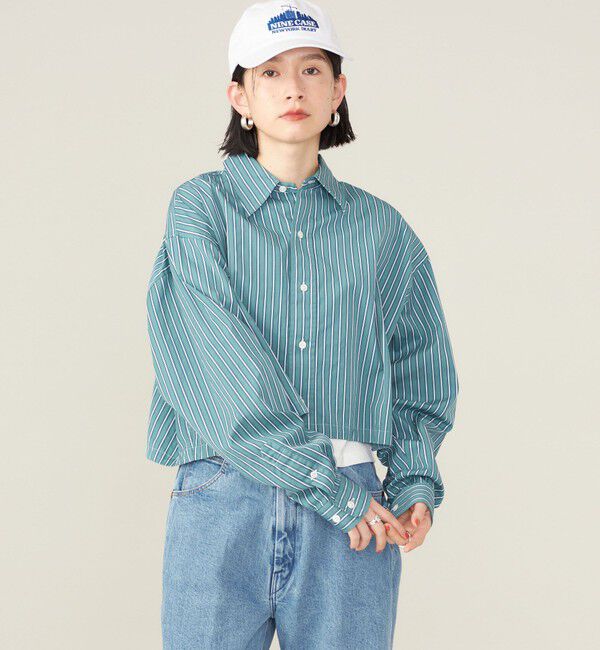 SHIPS for women「SHIPS NINE CASE:〈洗濯機可能〉ショート シャツ◇」|シャツ・ブラウス|