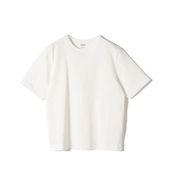 SHIPS for women「〈手洗い可能〉ベーシック TEE」|Tシャツ・カットソー|