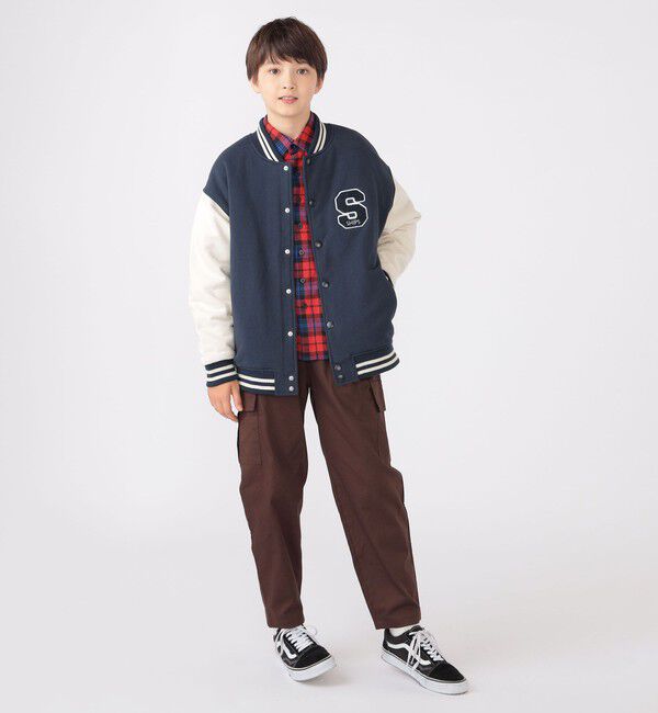 SHIPS KIDS「SHIPS KIDS:140～160cm / チェック パターン シャツ」|シャツ・ブラウス|