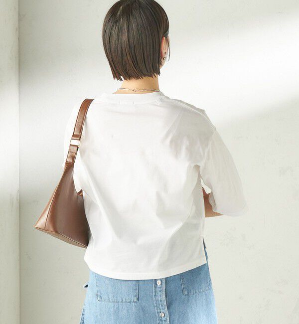 SHIPS for women「【SHIPS別注】LACOSTE:〈手洗い可能〉五分袖 TEE」|Tシャツ・カットソー|