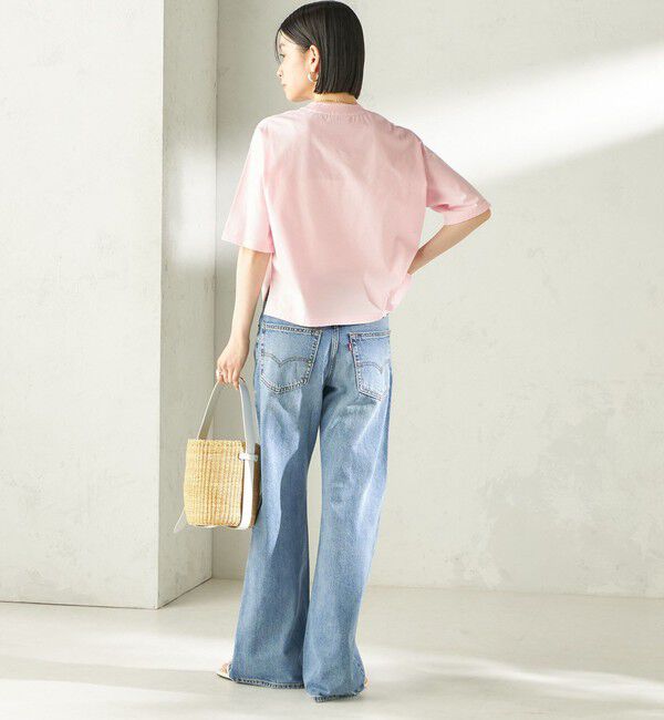 SHIPS for women「【SHIPS別注】LACOSTE:〈手洗い可能〉五分袖 TEE」|Tシャツ・カットソー|