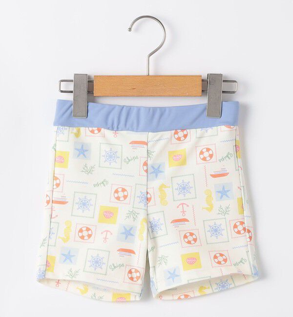 SHIPS KIDS「SHIPS KIDS:90～130cm / スイム ボクサー ショーツ」|その他|アイボリー