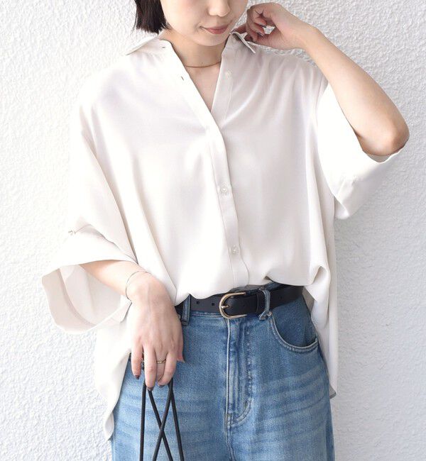 SHIPS Colors 「SHIPS Colors:〈手洗い可能〉2WAY スリーブ シャツ◇」|シャツ・ブラウス|