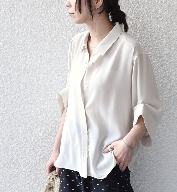 SHIPS Colors 「SHIPS Colors:〈手洗い可能〉2WAY スリーブ シャツ◇」|シャツ・ブラウス|