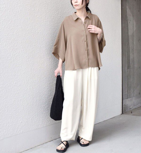 SHIPS Colors 「SHIPS Colors:〈手洗い可能〉2WAY スリーブ シャツ◇」|シャツ・ブラウス|
