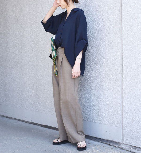 SHIPS Colors 「SHIPS Colors:〈手洗い可能〉2WAY スリーブ シャツ◇」|シャツ・ブラウス|