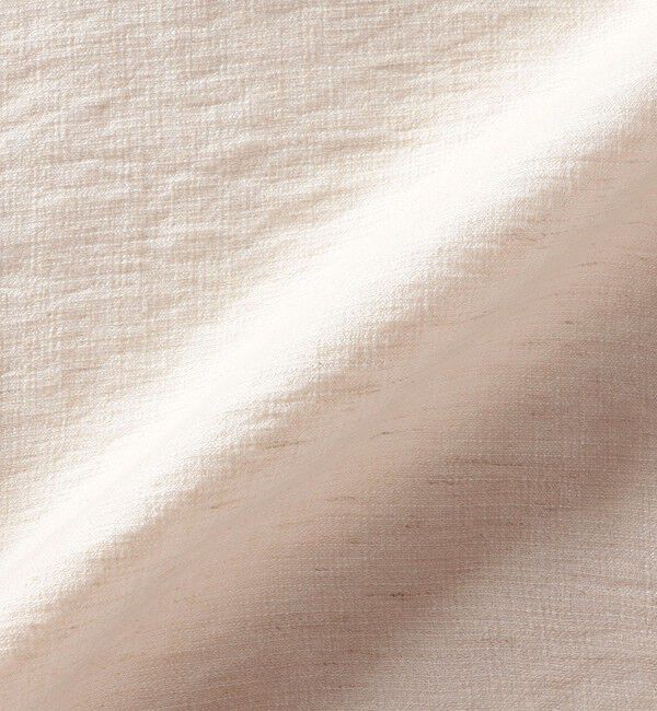 SHIPS for women「〈接触冷感/手洗い可能〉Jupiter 麻混 フリル ブラウス」|シャツ・ブラウス|