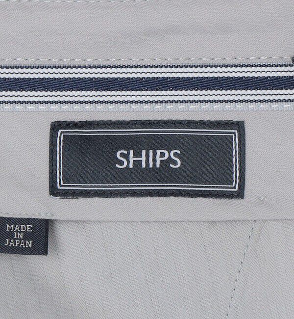 SHIPS「SHIPS:〈手洗い可能/ストレッチ〉ライトサキソニー ウォッシャブル ハウンドトゥース スラックス」|スラックス|