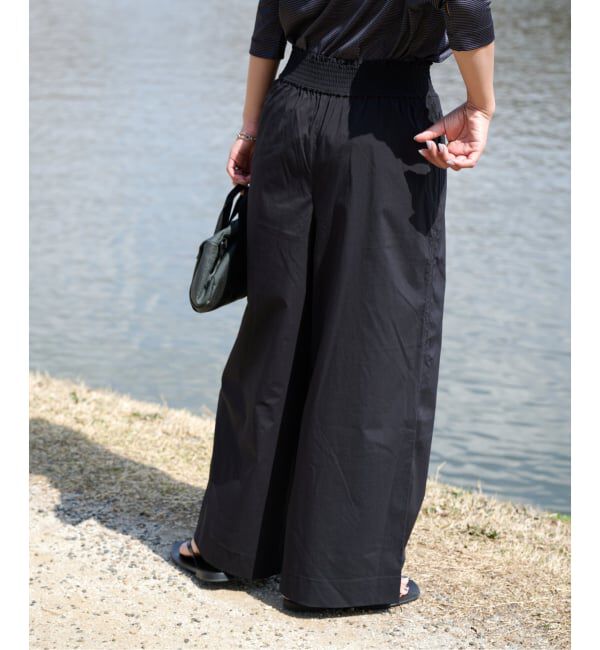 OUTDOOR PRODUCTS Usual Things「ACTIVE WEAR ナイロンライトタイプライターバンドウエストバギーパンツ」|スラックス|