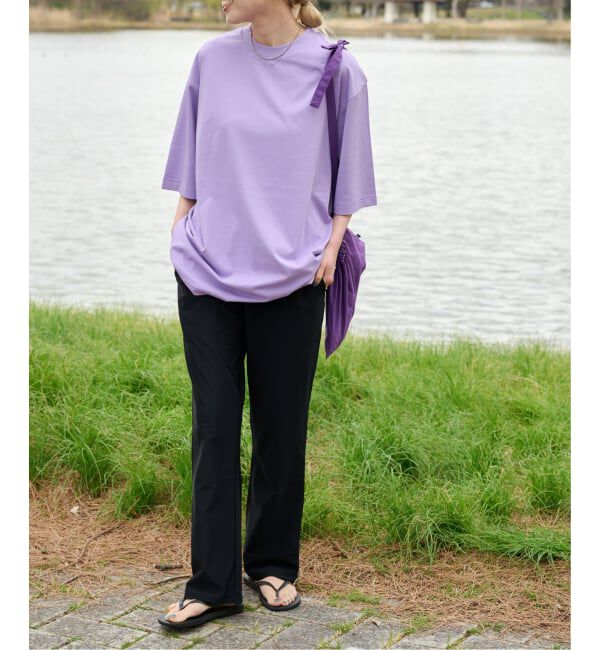 OUTDOOR PRODUCTS Usual Things「ACTIVE WEAR テレコ スリムイージー」|スラックス|