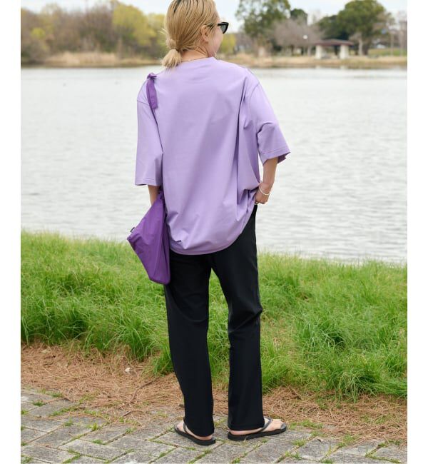 OUTDOOR PRODUCTS Usual Things「ACTIVE WEAR テレコ スリムイージー」|スラックス|