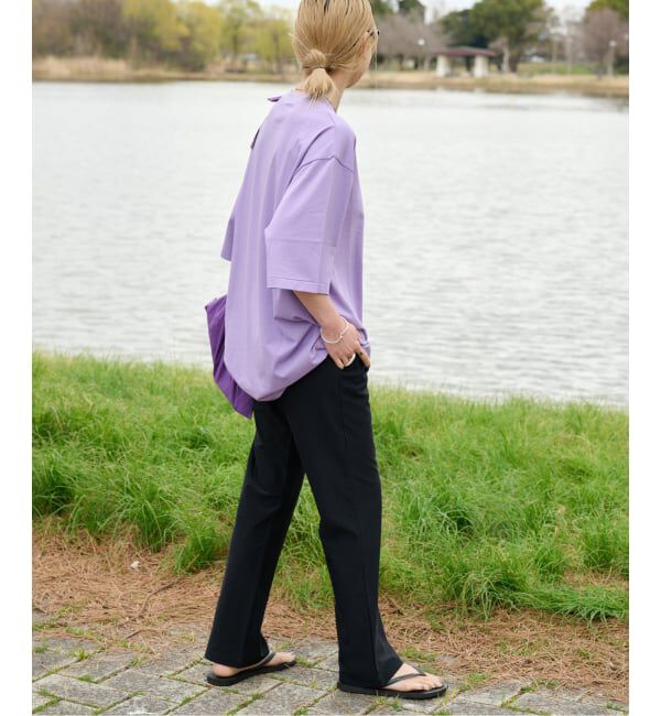 OUTDOOR PRODUCTS Usual Things「ACTIVE WEAR テレコ スリムイージー」|スラックス|