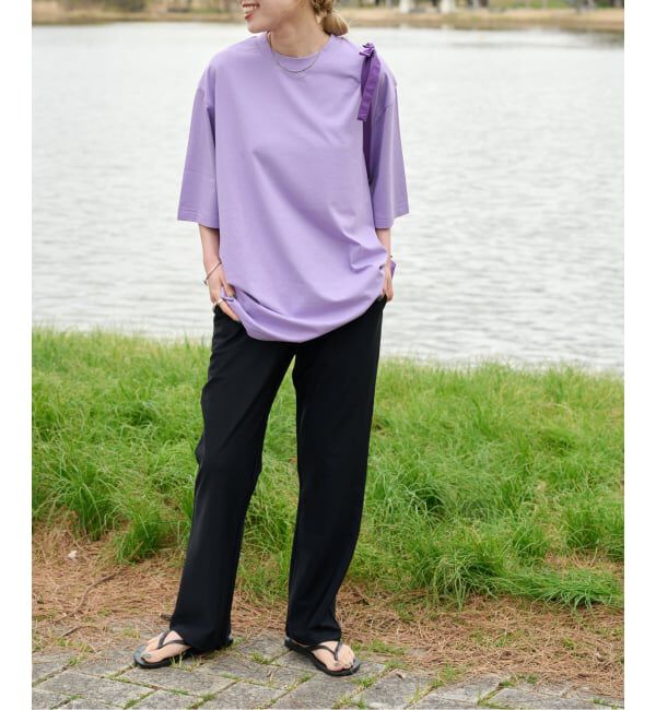 OUTDOOR PRODUCTS Usual Things「ACTIVE WEAR テレコ スリムイージー」|スラックス|