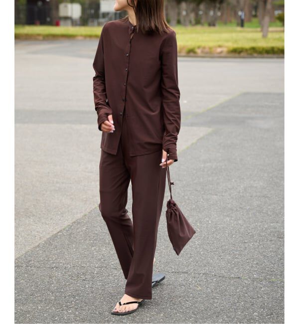 OUTDOOR PRODUCTS Usual Things「ACTIVE WEAR テレコ スリムイージー」|スラックス|