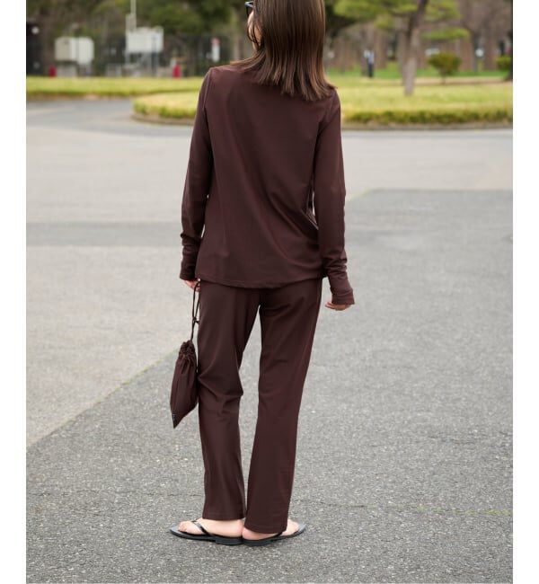 OUTDOOR PRODUCTS Usual Things「ACTIVE WEAR テレコ スリムイージー」|スラックス|
