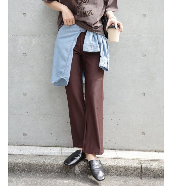 OUTDOOR PRODUCTS Usual Things「ACTIVE WEAR テレコ スリムイージー」|スラックス|