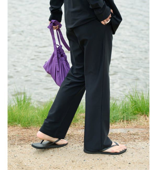 OUTDOOR PRODUCTS Usual Things「ACTIVE WEAR テレコ スリムイージー」|スラックス|