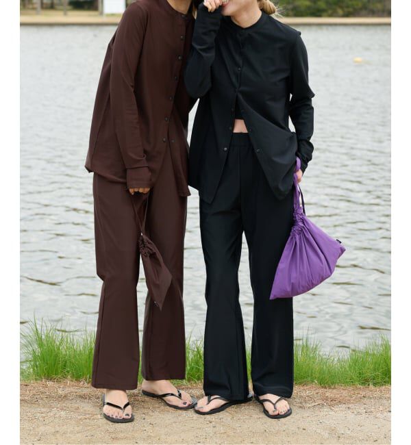 OUTDOOR PRODUCTS Usual Things「ACTIVE WEAR テレコ スリムイージー」|スラックス|