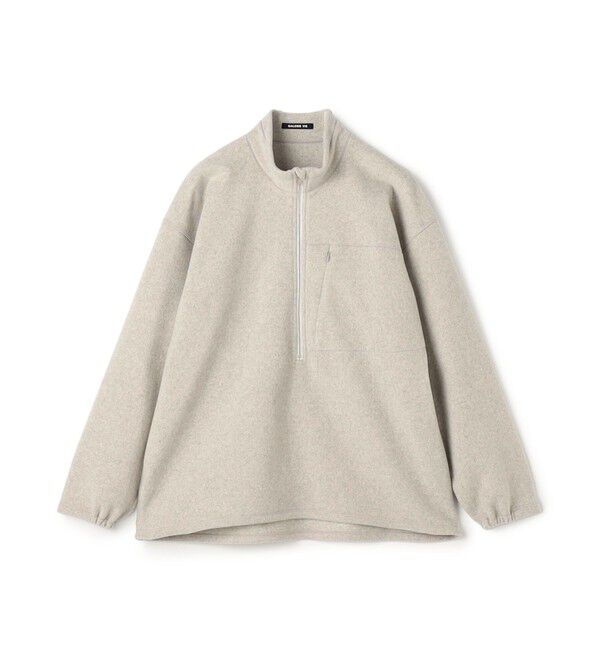 GALERIE VIE「ウールカシミヤフリース ハーフジッププルオーバー」|Tシャツ・カットソー|13 ライトグレー