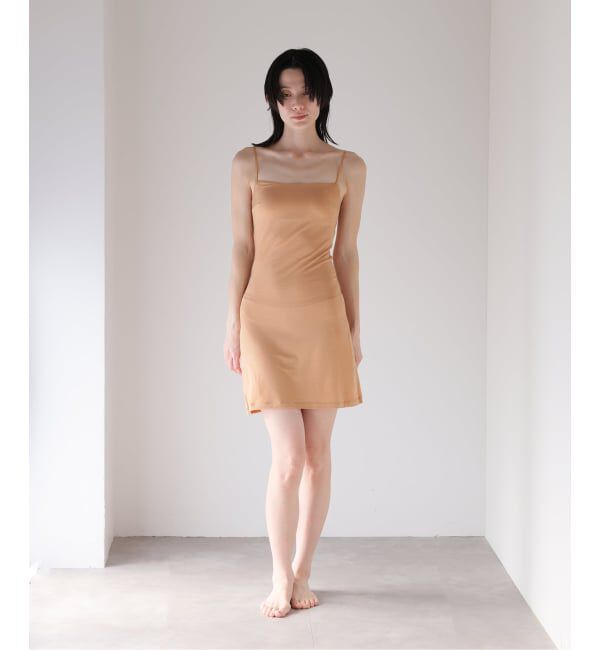 EMILYWEEK「【ACTIVE】Bamboo ストレッチロングキャミソール（ブラック、アンバー）」|インナー|