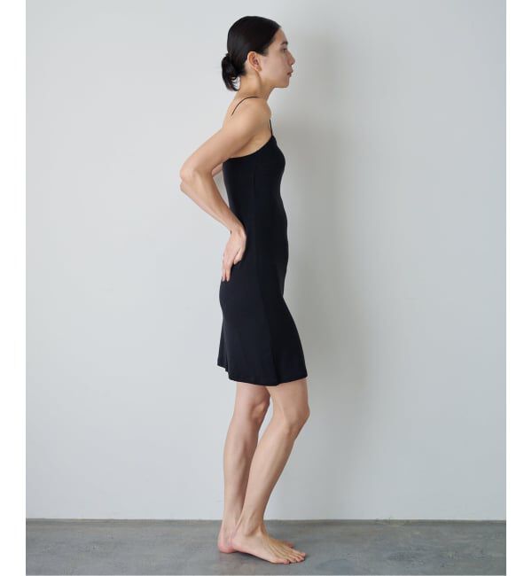 EMILYWEEK「【ACTIVE】Bamboo ストレッチロングキャミソール（ブラック、アンバー）」|インナー|