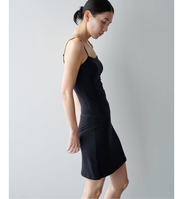 EMILYWEEK「【ACTIVE】Bamboo ストレッチロングキャミソール（ブラック、アンバー）」|インナー|