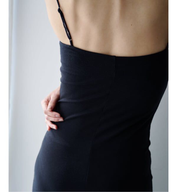 EMILYWEEK「【ACTIVE】Bamboo ストレッチロングキャミソール（ブラック、アンバー）」|インナー|