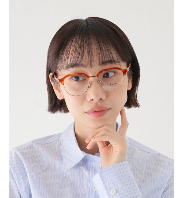 EYETHINK「MIU MIU 10XV4BW1O150 Optical」|メガネ|