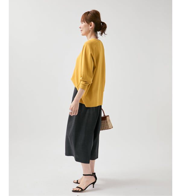 VERMEIL par iena「サドルネックロングスリーブプルオーバー」|ニット・セーター|