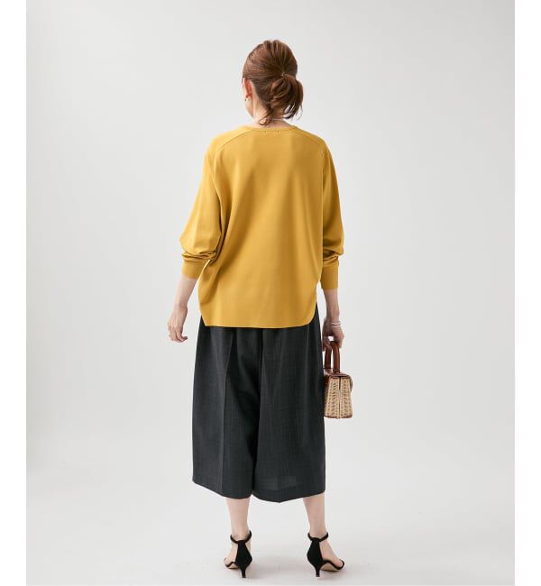 VERMEIL par iena「サドルネックロングスリーブプルオーバー」|ニット・セーター|